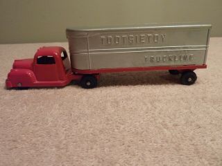 Tootsietoy Truckline Moving Semi Truck And Trailer 1940 