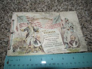 Centennial Of The Inauguration George Washington 1889 Souvenir Booklet
