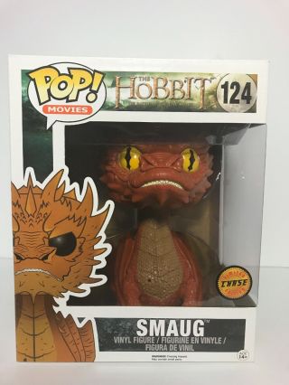 Funko Pop Movies Hobbit Chase Smaug Deluxe Vinyl Figure 124 Lord Of The Rings