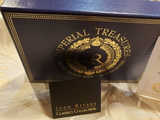 Joan Rivers 2008 Limited Edition Egg Box With Pendant By Imperial Treasures