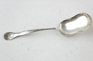 Antique Hallmarked 1878 Exeter.  925 Sterling Silver Caddy Spoon (17g)
