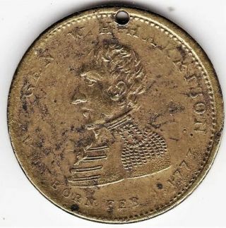 1840 General William Henry Harrison Presidential Campaign Token