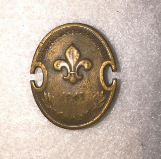 H921 11th World Scout Jamboree 1963 - Bronze Shield Participants Pin