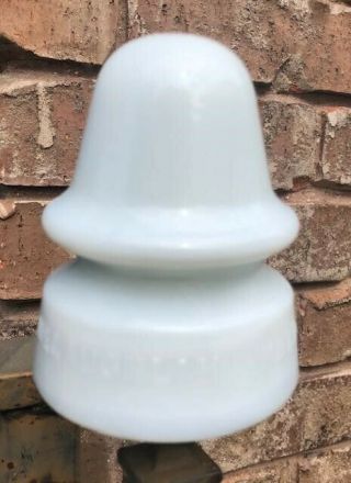 Mclaughlin White Milkglass Commemorative Insulator