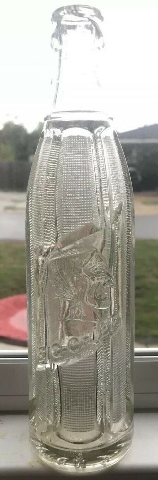 Very Rare Big Chief Deco Soda West Blocton Alabama Ala Bottle