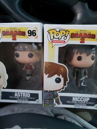 Pop Hiccup & Astrid How To Train Your Dragon 2 95 & 96