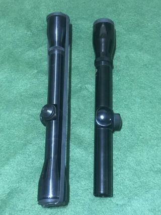 Vintage Weaver K4 C3 & Bushnell 2.  5 Banner Rifle Scope Both T Post Reticle