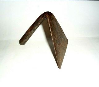 Antique Dough Scraper Hand Forged Kitchen Colonial Wrought Iron Tool Blade Knife