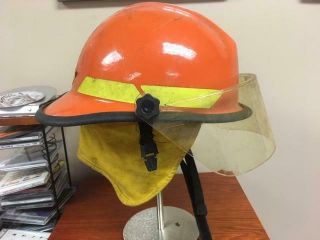 Bullard Firedome Firefighter Helmet With Face Shield Osfa