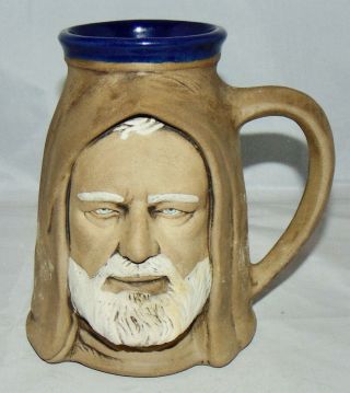 Vintage 1977 Star Wars Rumph Tankard Ceramic Obi - Wan Kenobi Mug Stein Cup