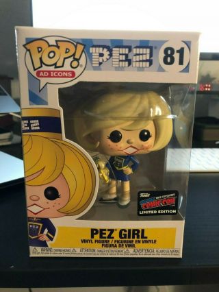 Funko Pop Pez Girl Nycc 2019 Exclusive On Hand Convention Sticker