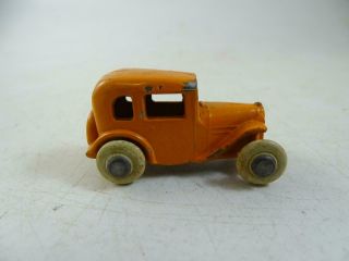 Antique 1920s Diecast Rubber Tire Toy Model Car Ford Dodge Coupe Vintage Old