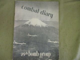 Combat Diary 29th Bomb Group Pictorial History Booklet Printed By 915 Engr Af Hq
