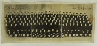 Vintage Wwii Military Photo Us Navy Training Station 1944 Class Great Lakes Co69