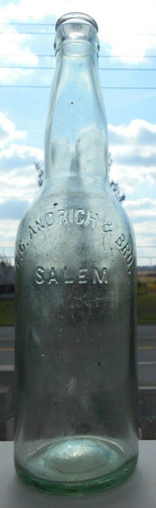 Very Rare E.  C.  Andrich & Bro.  Salem,  Ontario Canada,  Beer Bottle