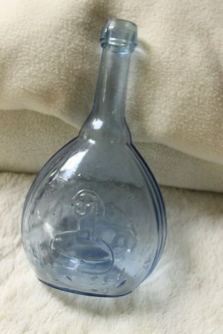 Jenny Lind Fislerville Glass Whiskey Bottle