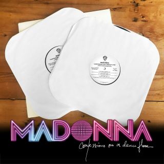 Madonna - Confessions On A Dance Floor • White Label Double Vinyl Promo Lp