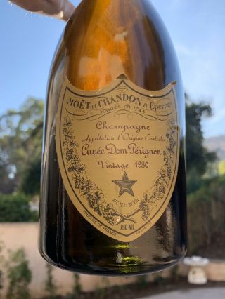 Dom Perignon Champagne Vintage 1980 Moët Et Chandon
