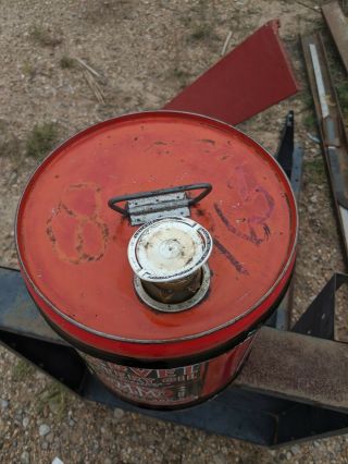Marvel mystery oil vintage 5 gallon can, .  1950s. 2