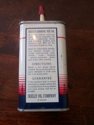 Vintage Skelly OILSALL Handy Oiler Can 2