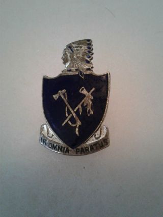 Authentic Wwii Us Army 179th Infantry Regiment Unit Crest Di Dui Insignia