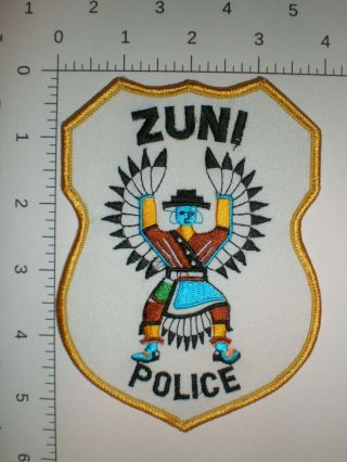 Nm Mexico Zuni Indian Tribe Native American Tribal Police Patch