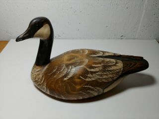 Big Sky Carvers Hand Carved Canada Goose Cl Hand Painted Signed