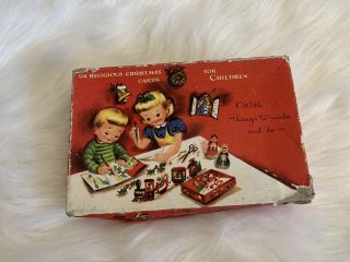 Vintage Christmas Holiday Religious Cards 24,