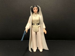 Vintage 1977 Kenner Star Wars Princess Leia Action Figure Complete Gun