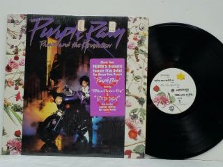 Prince Purple Rain Orig 1984 1st Press Lp W/ Inner Sleeve,  Poster,  Shrink,  Hype