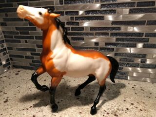 Breyer Horse 828 Paint American Semi - Rearing Mustang Bay Overo Pinto Gorgeous