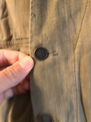 Vintage WW2 US HBT Shirt Jacket - 13 Star Buttons 2