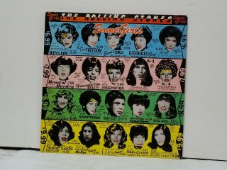 Orig 1978 Rolling Stones Some Girls Lp W/ Banned Cover Near Vinyl