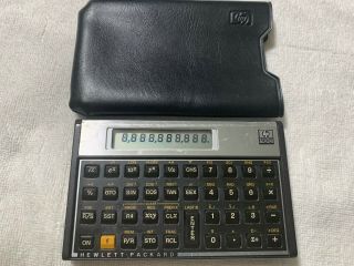 Vintage Hp - 10c Hewlett Packard Rpn Scientific Calculator Usa 1982