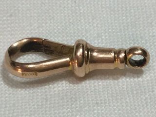Antique Victorian 9ct Rose Gold Dog Clip /albert Watch Chain Bracelet Makers M.  D
