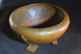 Vintage Arts & Crafts Hand Hammered Copper Bowl