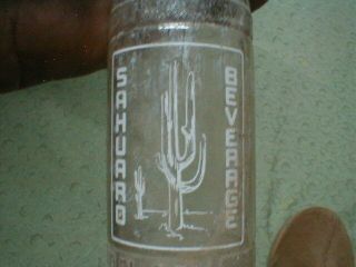 Vintage Soda Bottle,  10 Oz Parker,  Arizona,  Sahuaro Beverage,  J.  B.  Roberts
