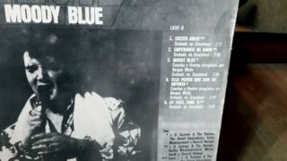 Elvis Uruguay Moody Blue Black Vinyl Yellow Crown Lp Weird Rock 