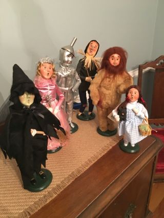 Byers Choice Wizard Of Oz Dorothy/tinman/scarecrow/lion/good/bad Witch