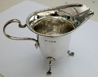Antique Solid Silver Cream Or Milk Jug 1923