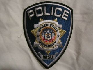 Weber State University,  Utah Police Patch
