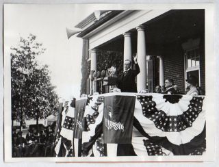 Pres Calvin Coolidge Civil War Battlefield Fredericksburg Va 1928 Orig Photo