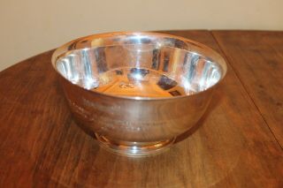 Tiffany & Co.  Sterling Revere Bowl Presentation Bowl 23616.  Weighs 380 Grams