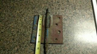 Antique Vintage Cast Iron Ornate Victorian Door Hinge 5 " Metal Primitive