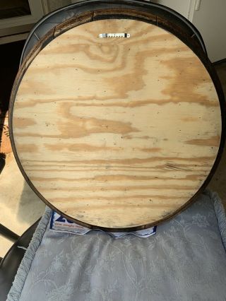 Makers Mark Bourbon Barrel head - - - ready to be displayed 2