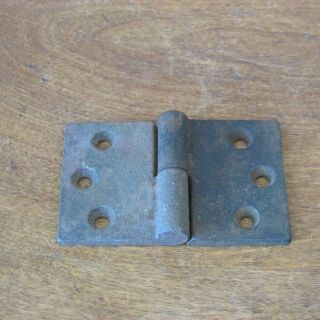 Antique Cast Iron Door Hinge,  R.  H.  Co.  11,  3 1/4 By 2 1/8