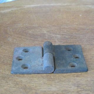 Antique Cast Iron Door Hinge,  R.  H.  Co.  11,  3 1/4 by 2 1/8 2