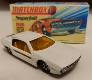 Matchbox Lesney Superfast 20 Lamborghini Marzal /custom / Crafted Box