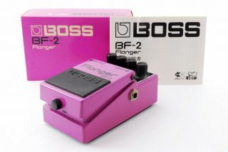 Boss Bf - 2 Flanger Vintage 1981 Guitar Effects Pedal Mij Japan [exc,  ] 12025a