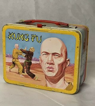 Vintage 1974 King Seeley " Kung Fu " Lunchbox And Thermos